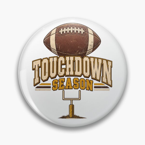 Item preview, Touchdown Season Vintage Football designed and sold by Doodle Souq.