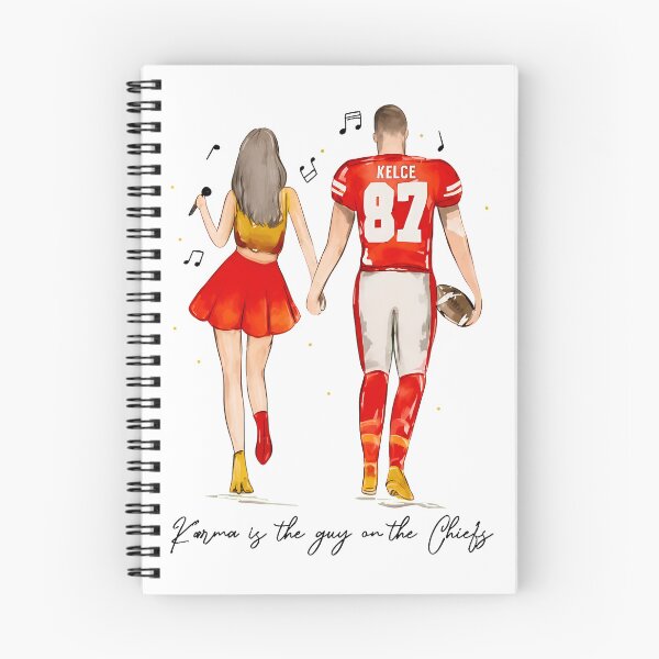 Item preview, Football Couple Red Gold Fan Illustration designed and sold by Christine33501.