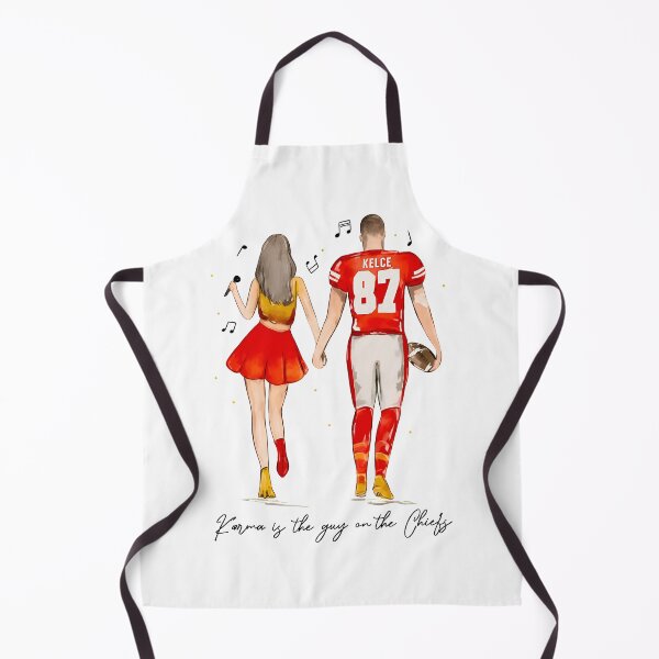 Item preview, Football Couple Red Gold Fan Illustration designed and sold by Christine33501.