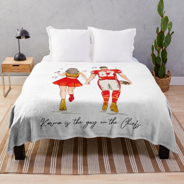 Item preview, Football Couple Red Gold Fan Illustration designed and sold by Christine33501.