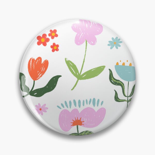 Item preview, Colorful Hand Drawn Wildflower Floral Pattern designed and sold by jianina-alondra.