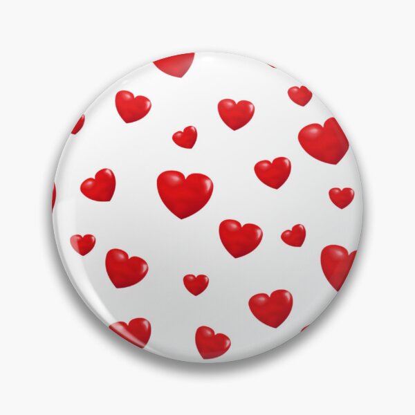 Item preview, Floating Red Hearts Pattern Graphic Design designed and sold by AyaanArtStudio.