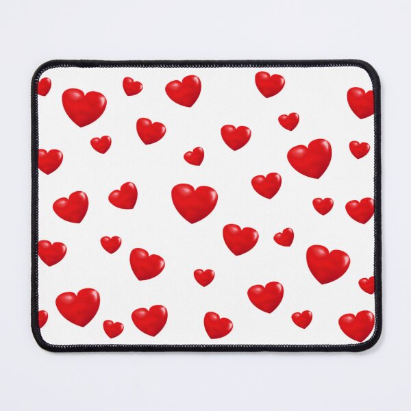 Item preview, Floating Red Hearts Pattern Graphic Design designed and sold by AyaanArtStudio.