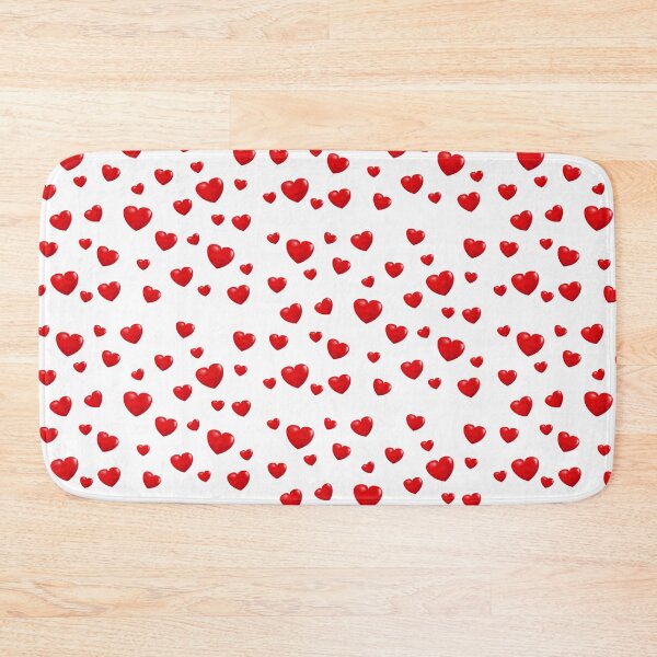 Item preview, Floating Red Hearts Pattern Graphic Design designed and sold by AyaanArtStudio.
