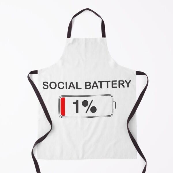 Item preview, Social Battery 1 Percent Pixel Art Funny Introvert Quote designed and sold by Joshbrowny.