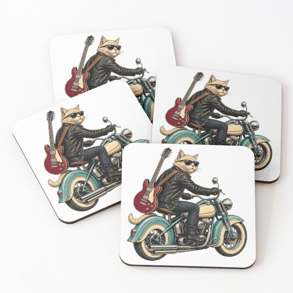 Item preview, Rocker Cat Guitar Cruiser Rider designed and sold by TVEX19.