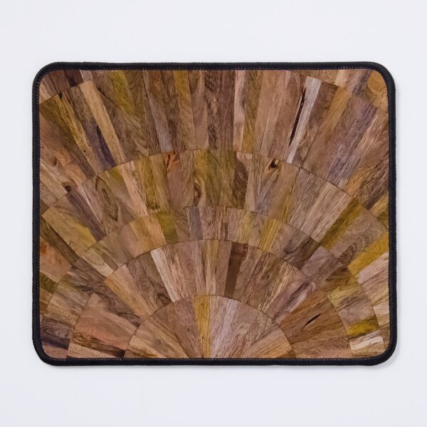 Item preview, Radial Wooden Parquet Flooring Pattern With Concentric Geometric Texture And Warm Brown Tones designed and sold by Nmallia.