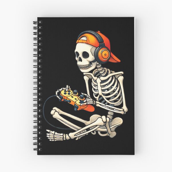 Item preview, Halloween Skeleton Gamer Video Gaming Boys Men Kids designed and sold by Khescoiu.