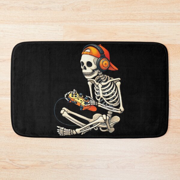 Item preview, Halloween Skeleton Gamer Video Gaming Boys Men Kids designed and sold by Khescoiu.