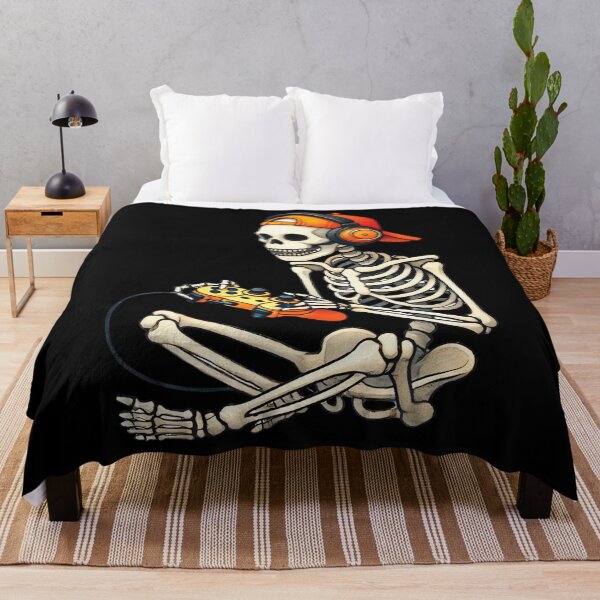 Item preview, Halloween Skeleton Gamer Video Gaming Boys Men Kids designed and sold by Khescoiu.