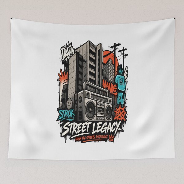 Item preview, Street Legacy Urban Boombox Graffiti designed and sold by FABIOLA1970.