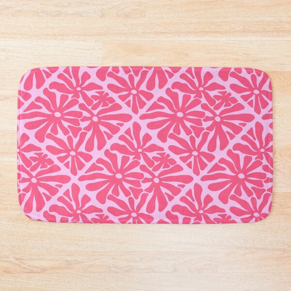 Item preview, Bold Pink Retro Floral Seamless Pattern designed and sold by jianina-alondra.