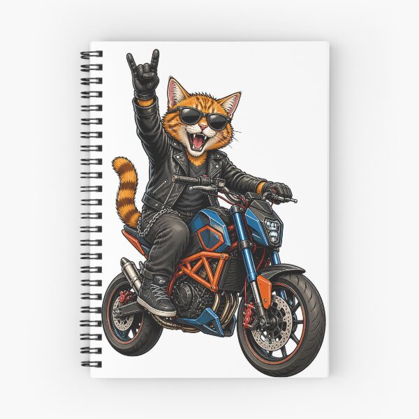 Item preview, Rock Sign Cat Stunt Rider designed and sold by TVEX19.
