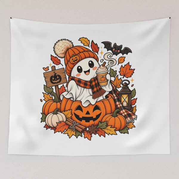 Item preview, Autumn Ghost Halloween designed and sold by afr-saad.