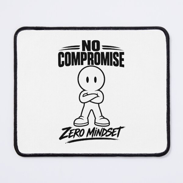 Item preview, No Compromise Zero Mindset T-Shirt, Motivational Graphic Tee, Minimal Streetwear , Bold Mindset Apparel, Confidence Quote designed and sold by RestartFromZero.