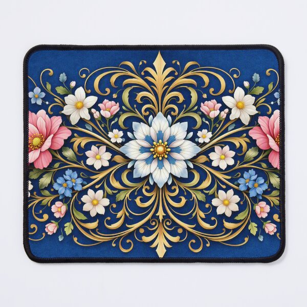 Item preview, Colorful floral symmetry designed and sold by Sigtrix.