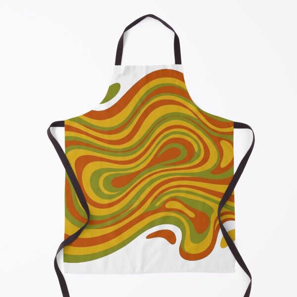 Item preview, Groovy Abstract Waves - Retro 70s designed and sold by conamor-bymel.