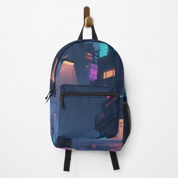 Item preview, Neon Cyber Voxel City designed and sold by LunarDraft.