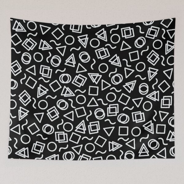 Item preview, Arcade carpet (black and white) designed and sold by Crumb and Crow.