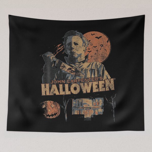 Item preview, Vintage Halloween Fall Retro Horror Movie Collage designed and sold by Khescoiu.