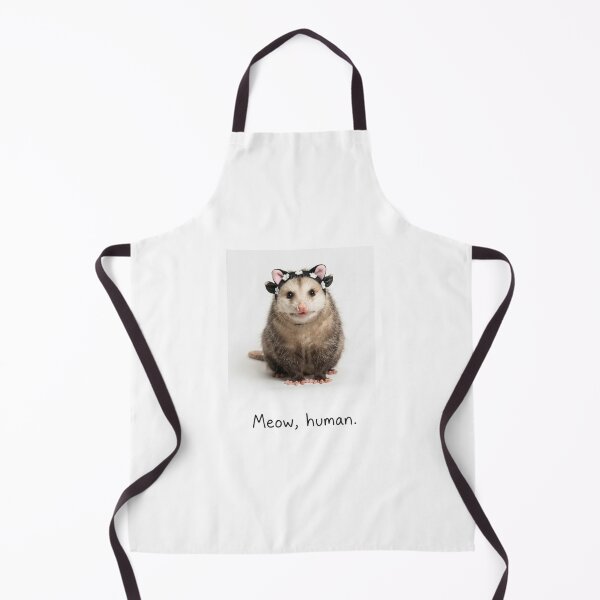 Item preview, Meow, human Opossum funny sarcastic sarcasm cat kitten kitty parody christmas birthday designed and sold by CheeseBlueprint.