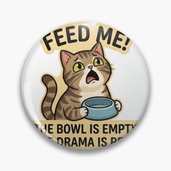 Item preview, Feed me! The bowl is empty. The drama is real.  designed and sold by softformylaf.