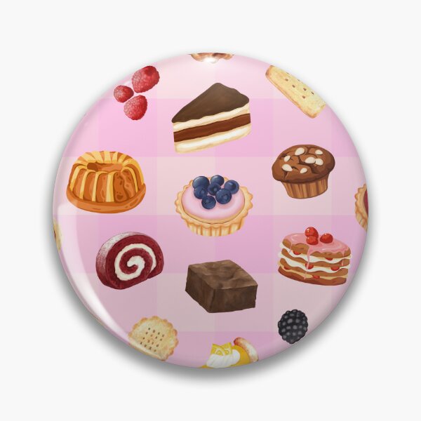 Item preview, Cute Pink Bakery Desserts Sweet Treats Pattern designed and sold by jianina-alondra.