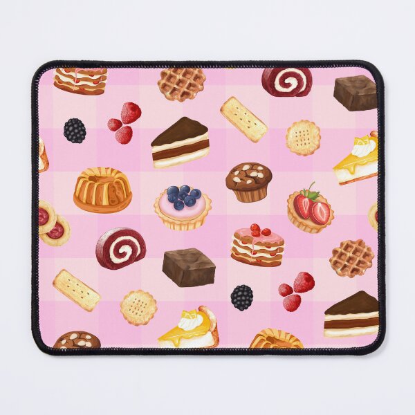 Item preview, Cute Pink Bakery Desserts Sweet Treats Pattern designed and sold by jianina-alondra.