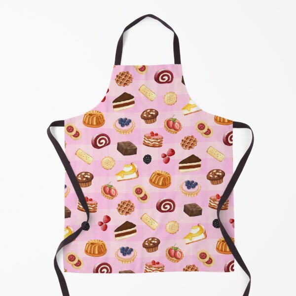 Item preview, Cute Pink Bakery Desserts Sweet Treats Pattern designed and sold by jianina-alondra.
