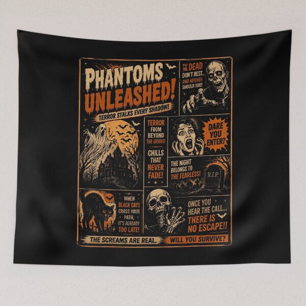 Item preview, Vintage Halloween Horrorfest Party Retro Horror designed and sold by Khescoiu.