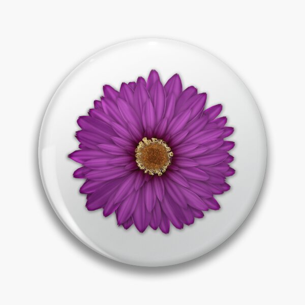 Item preview, Vibrant Purple Gerbera Daisy Flower  designed and sold by AyaanArtStudio.