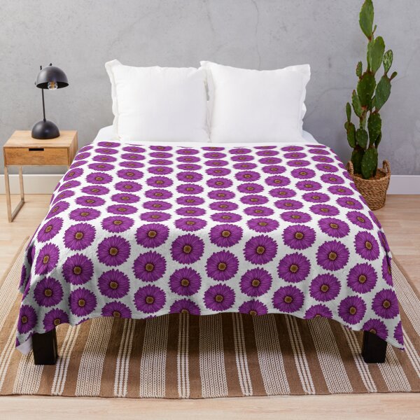 Item preview, Vibrant Purple Gerbera Daisy Flower designed and sold by AyaanArtStudio.