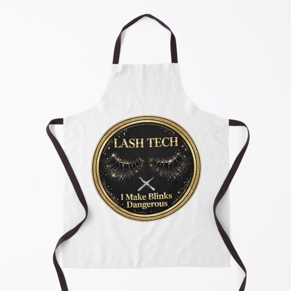 Item preview, Lash Tech I Make Blinks Dangerous Glam Eyelash Extension Artist Badge designed and sold by TauqeerArts.