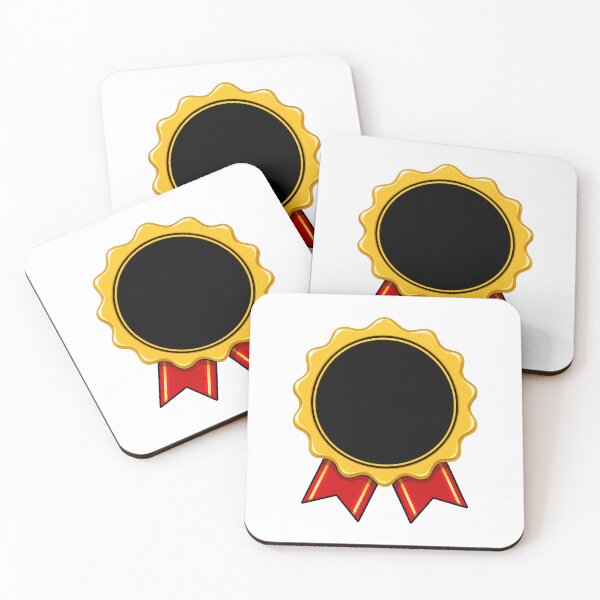 Item preview, Gold Award Badge With Red Ribbon designed and sold by VectorForge Studio.