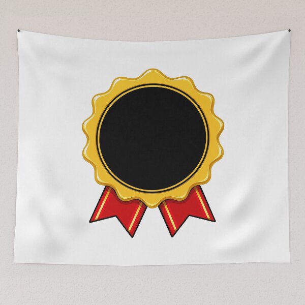 Item preview, Gold Award Badge With Red Ribbon designed and sold by VectorForge Studio.