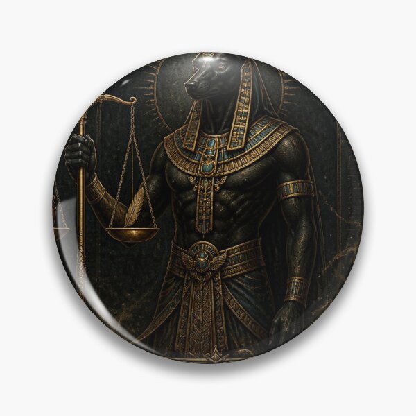 Item preview, Anubis Egyptian God of the Underworld - Dark Academia Gothic Art designed and sold by SunnyDesign82.