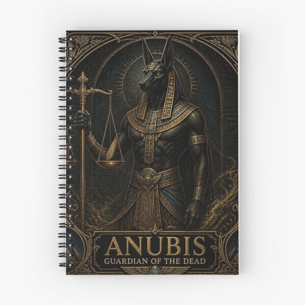Item preview, Anubis Egyptian God of the Underworld - Dark Academia Gothic Art designed and sold by SunnyDesign82.
