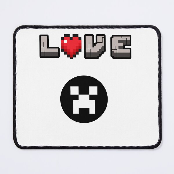 Item preview, Pixel Art Minecraft Love Creeper Design designed and sold by ArtiqueSupply.