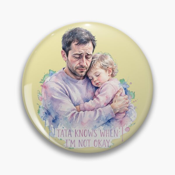 Item preview, Tata Dad Mental Health Healing Art designed and sold by puzzell.