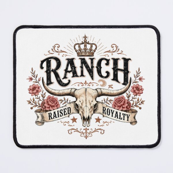 Item preview, Cowgirl Quotes, Vintage cowgirl, Ranch Raised Royalty Western Cowgirl designed and sold by graphic-genie.