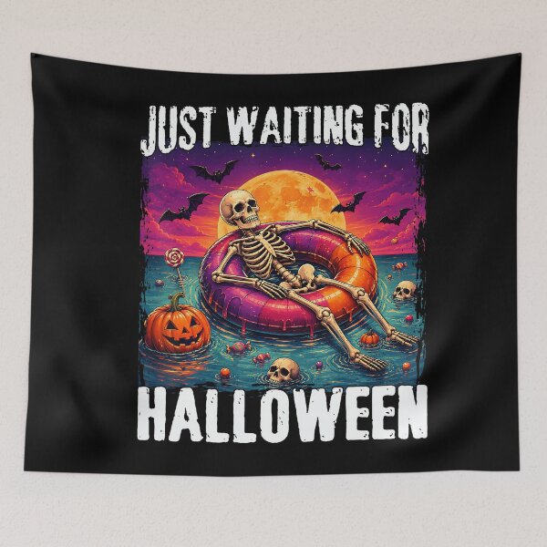 Item preview, Just Waiting For Halloween Summer Skeleton designed and sold by Khescoiu.