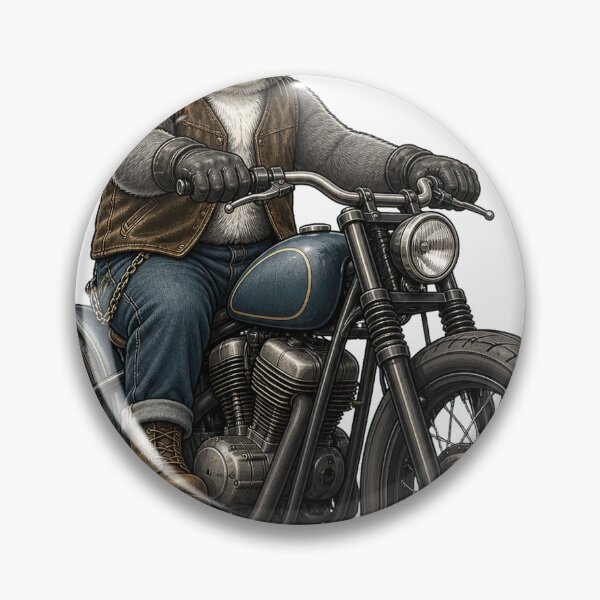 Artikelvorschau, Gray Cat Bobber Motorradfahrer entworfen und verkauft von TVEX19.