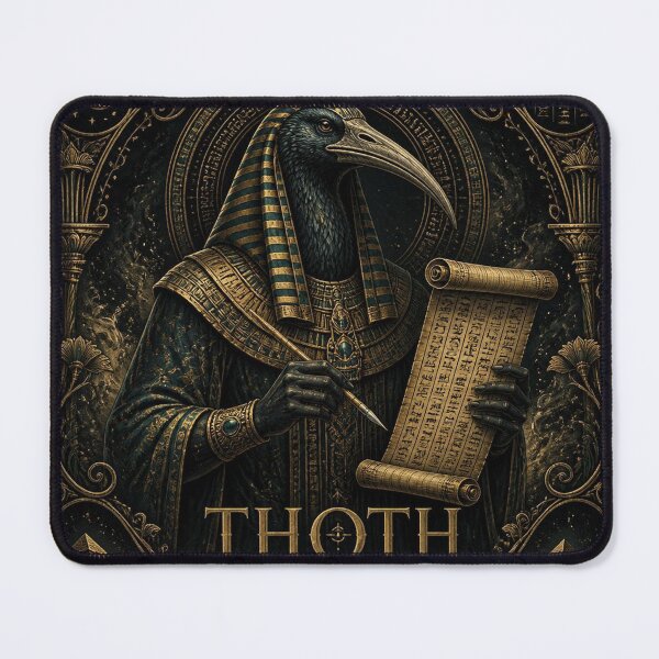 Item preview, Thoth Egyptian God of Wisdom - Dark Academia Gothic Art designed and sold by SunnyDesign82.