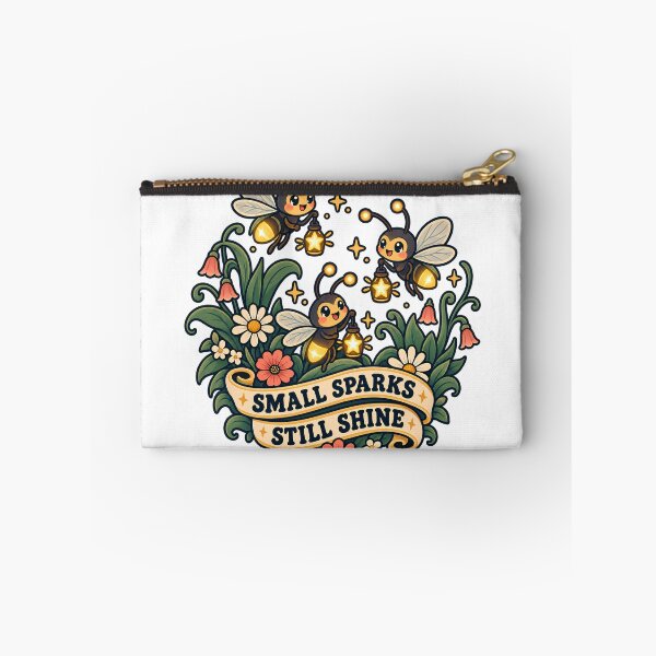 Item preview, Small Sparks Still Shine Cute Firefly Motivation Art designed and sold by Tharaazu.