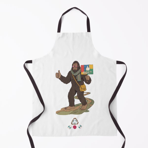 Item preview, Stylish Bigfoot Hitchhiking "Ride?" - Trendy Sasquatch Cryptid designed and sold by Whimsy Trail Co.