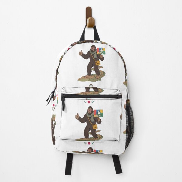 Item preview, Stylish Bigfoot Hitchhiking "Ride?" - Trendy Sasquatch Cryptid designed and sold by Whimsy Trail Co.