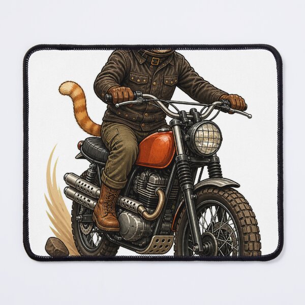 Item preview, Red Tabby Scrambler Cat Rider designed and sold by TVEX19.