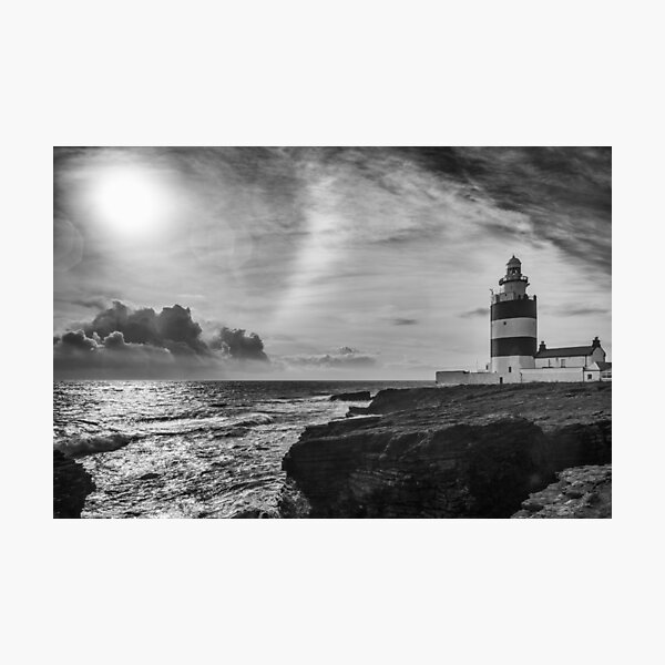 Storm approaching Hook Head Photographic Print