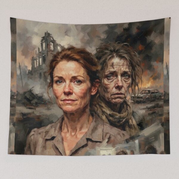 Item preview, Threads Nuclear Drama Fine Art Tribute designed and sold by Art's Diner.