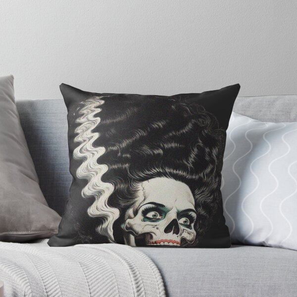 Item preview, Bride of Frankenstein Skull designed and sold by BUABUABUA.